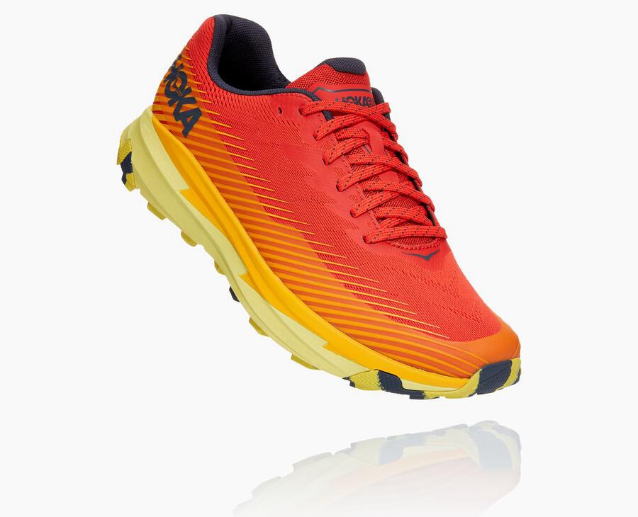 Hoka One One Trailove Tenisky Panske Červené - Torrent 2 - 34190-HFQA